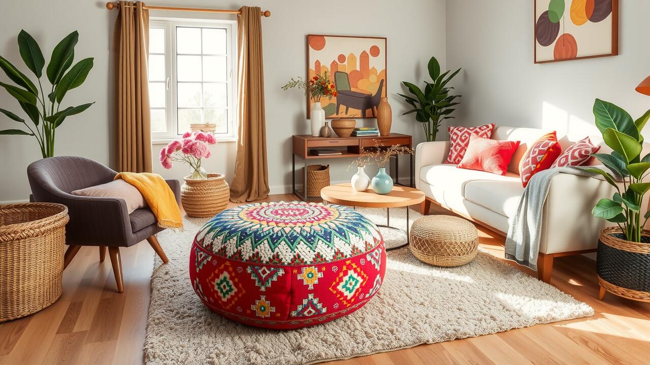 Stylish Berber Poufs for Living Room: Enhance Your Home Decor