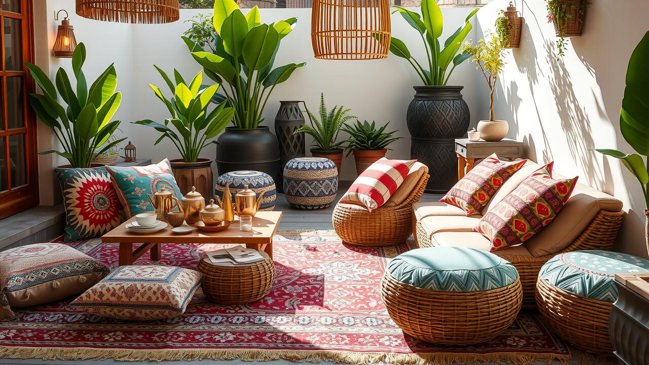 Boho Moroccan Seating