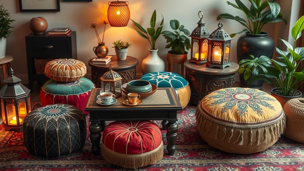 Vintage Moroccan Poufs