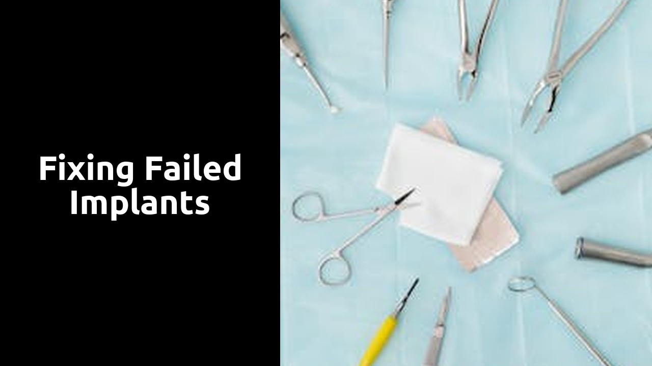 Fixing Failed Implants