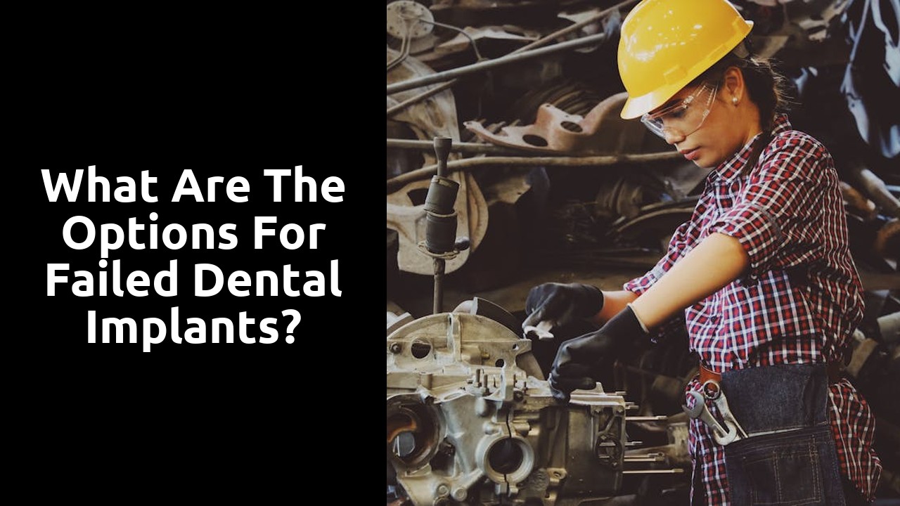 What are the options for failed dental implants?